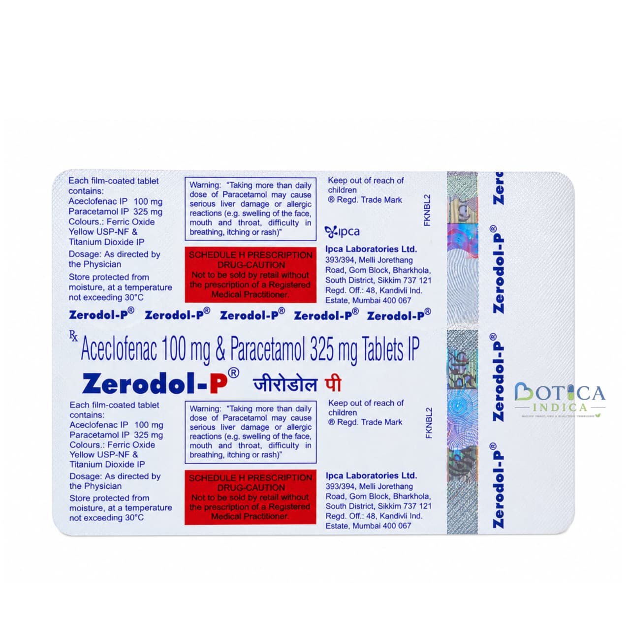 ZERODOL P TAB